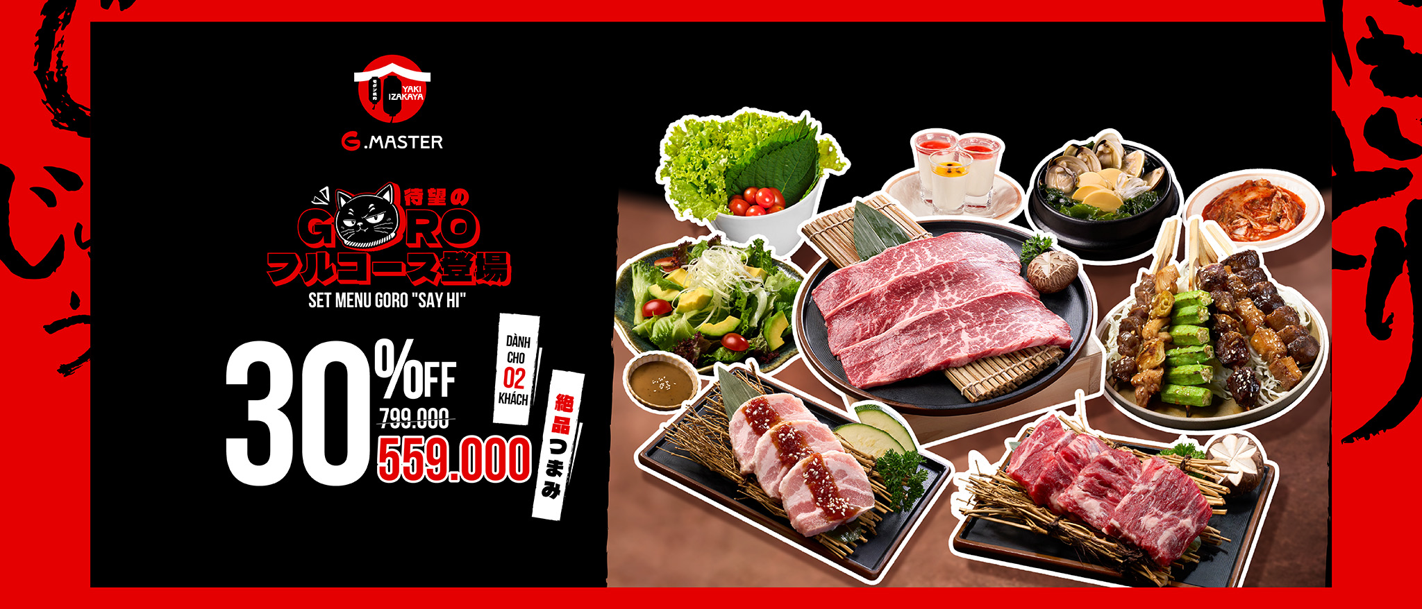 SET MENU GORO "SAY HI" CÙNG DEAL KHỦNG 30%  🔥